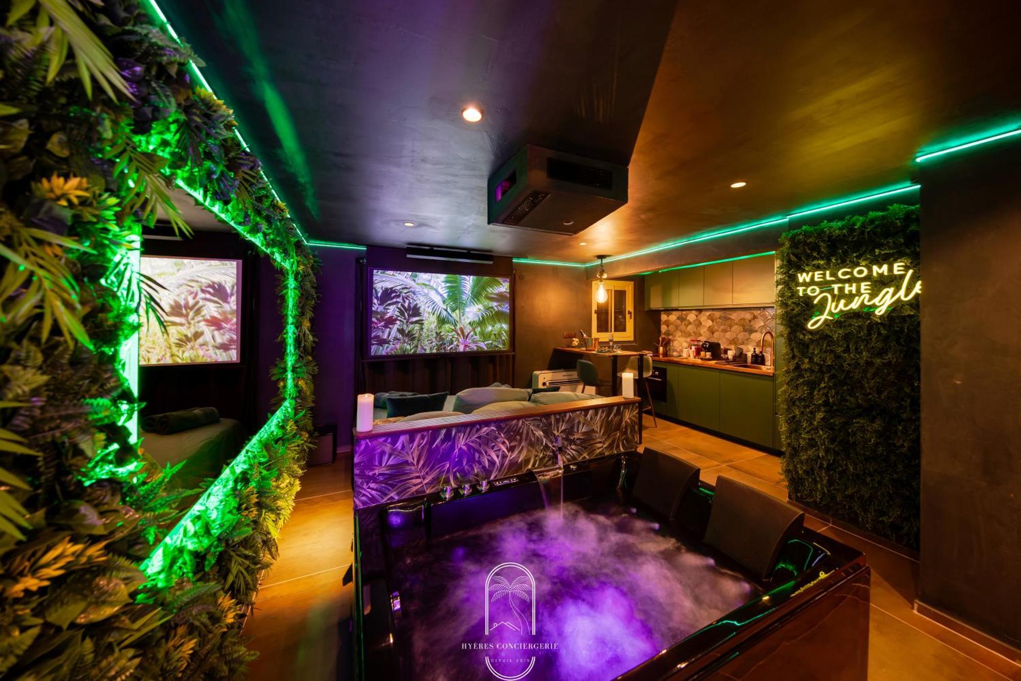 Jungle Balneo/cinema By Hc Apartment Hyeres